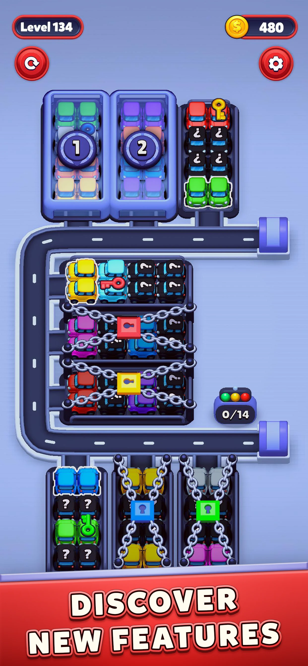 Car Sort: Color Puzzle screenshot