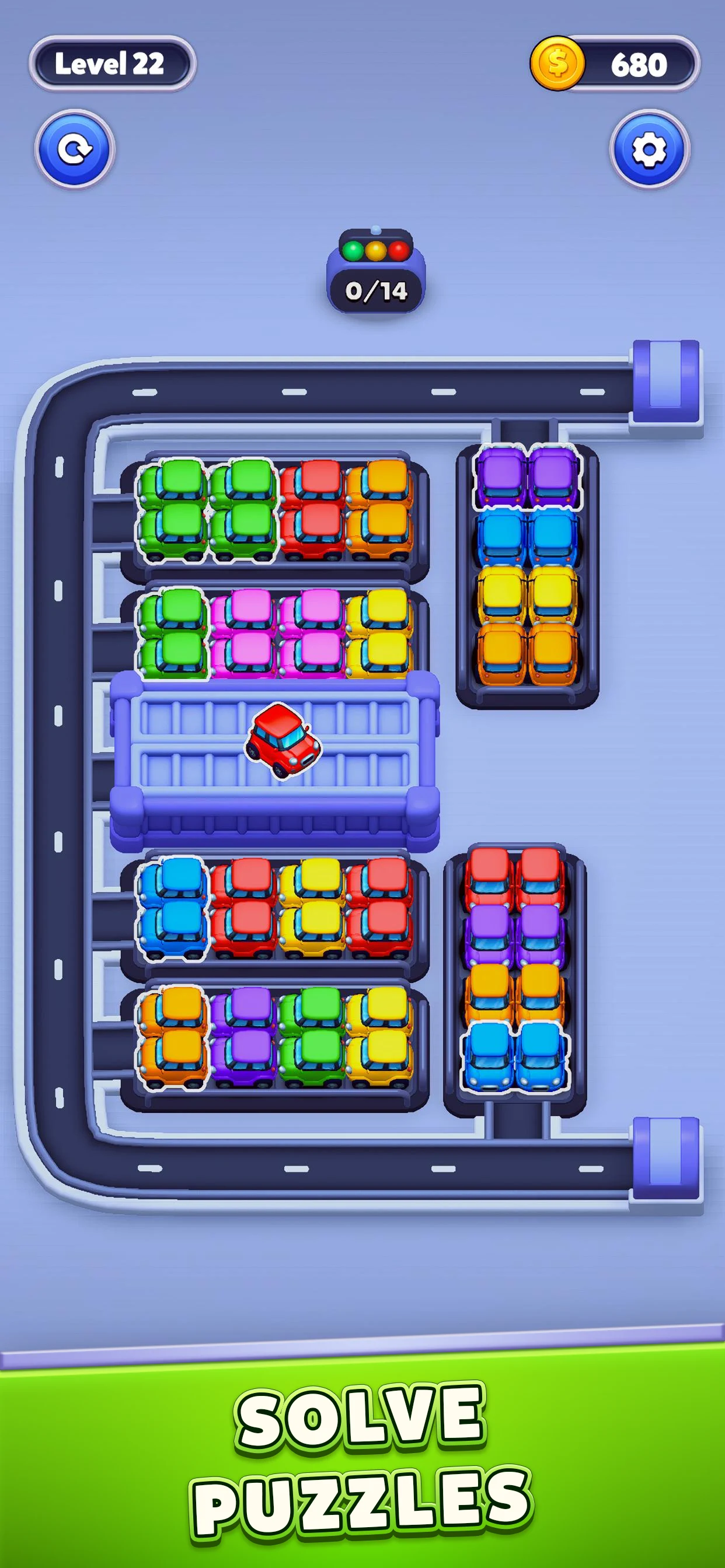 Car Sort: Color Puzzle screenshot